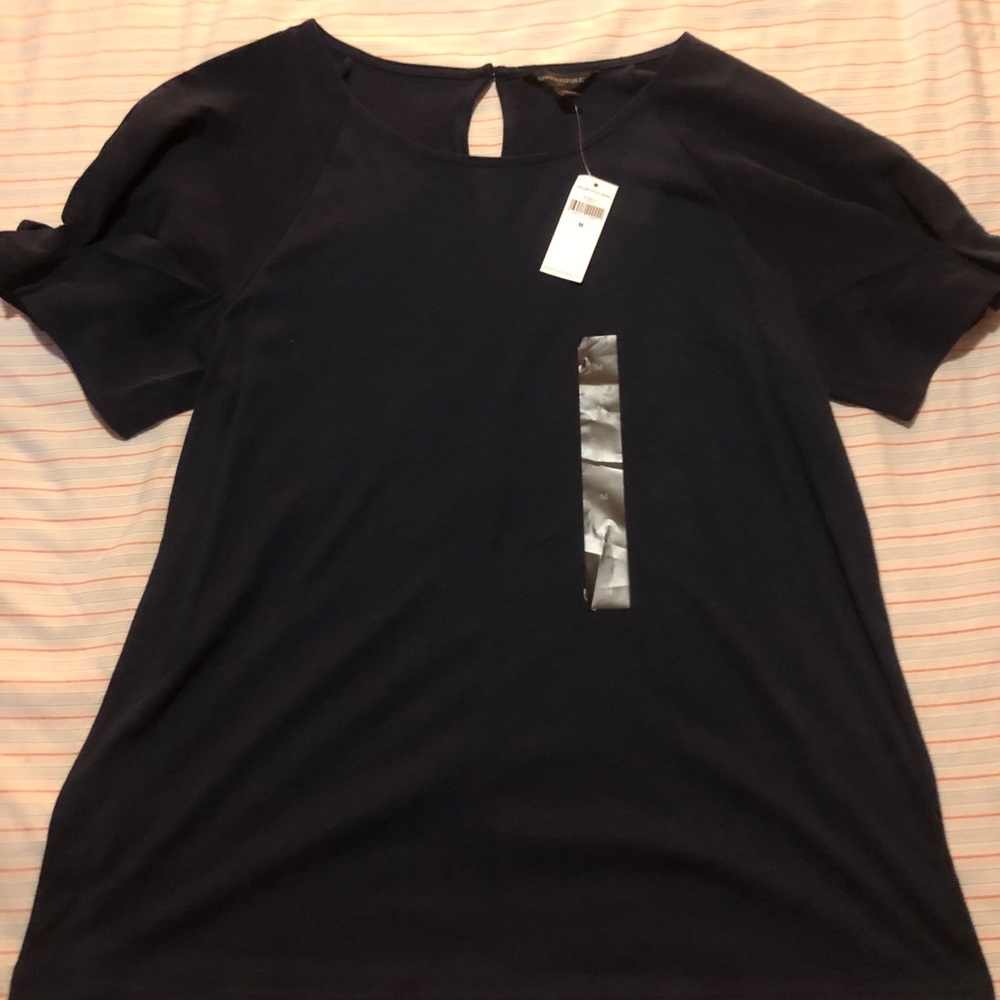 Work Blouse, Navy, NWT, M